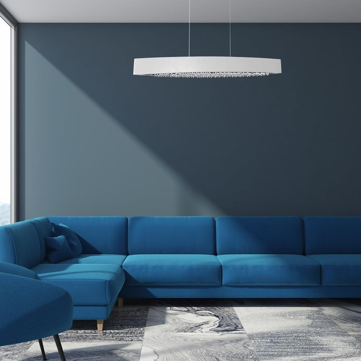 Viseca lampa Bocca 1 bela