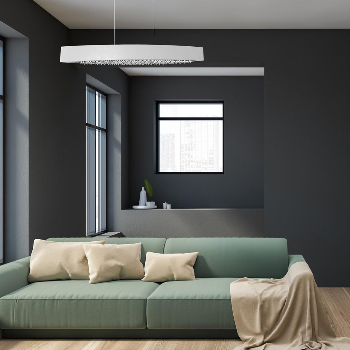 Viseca lampa Bocca 1 bela