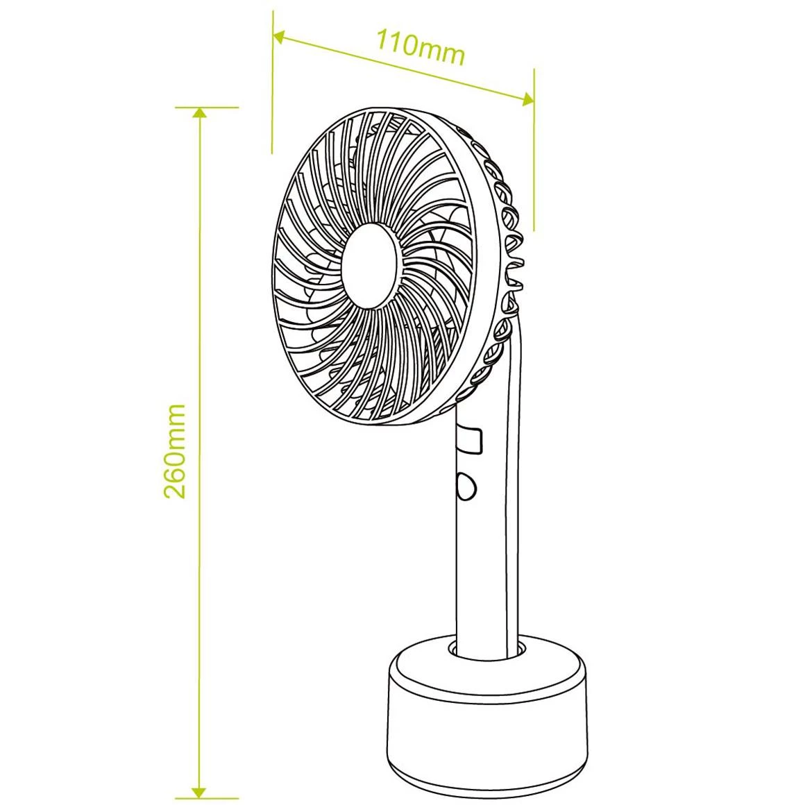 Ventilator VO2225 mini Volteno