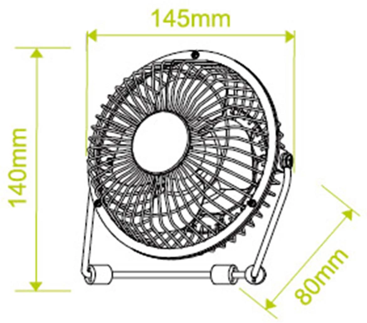 Ventilator VO0659 USB 2.5V Volteno