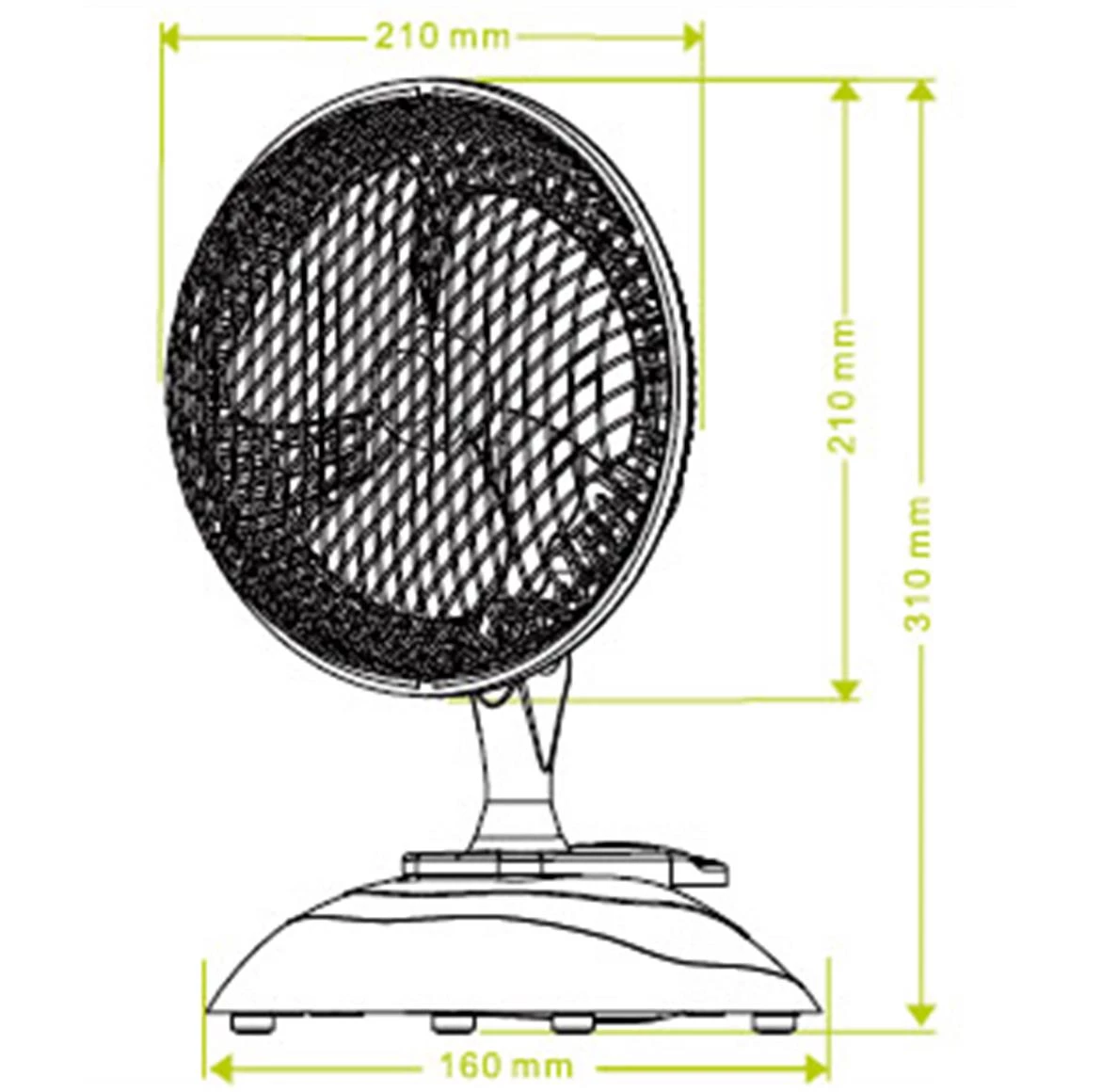 Ventilator VO0658 13W Volteno