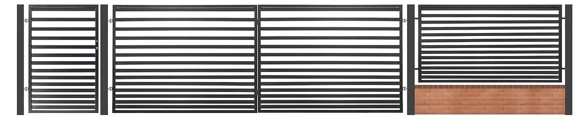 Kapija Sandra 4m / 1,5m Zn RAL7016