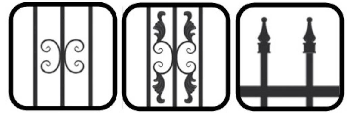 Kapija za ogradu Marcel 0,9m leva / Zn