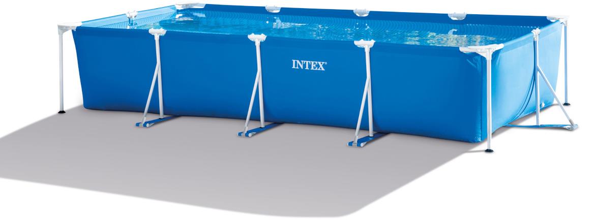 Bazen Intex s pumpom 4,5x2,2x0,84m pravokutni plavi