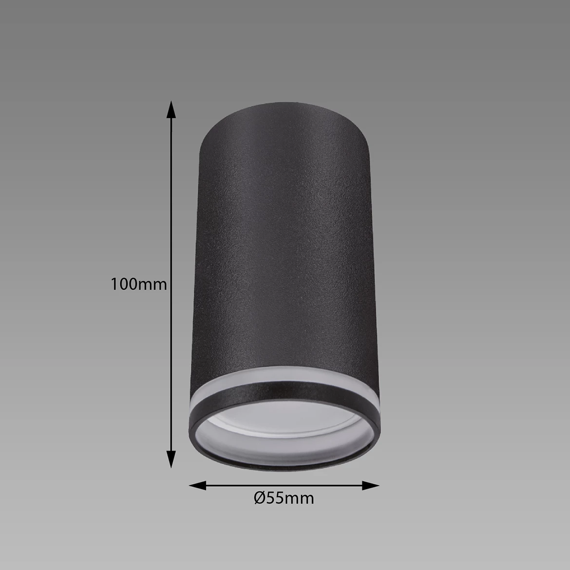 Zidna lampa Zula crna