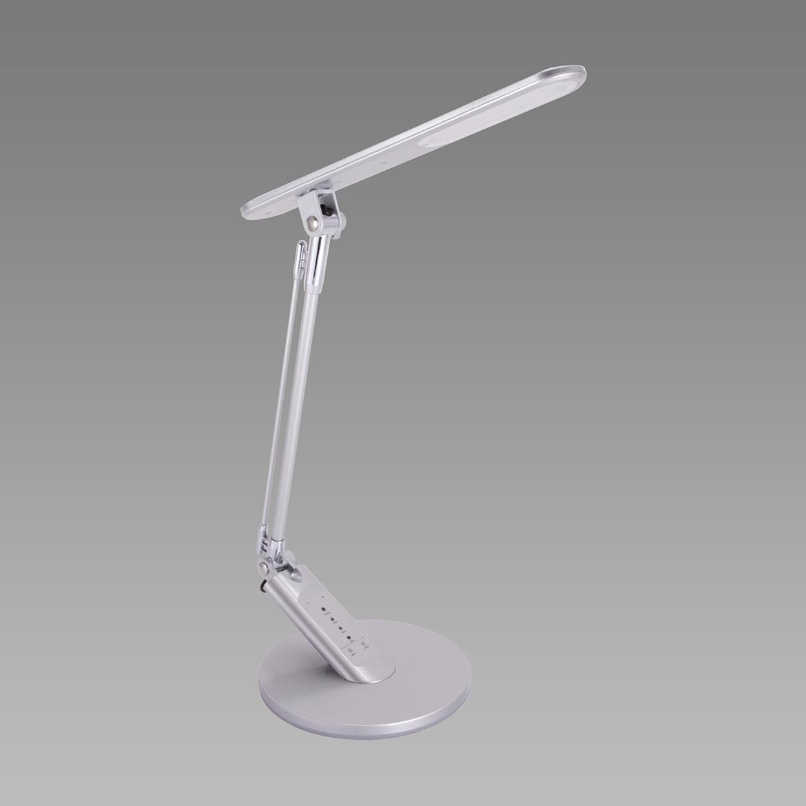 Stona lampa Ramzes LED srebrna