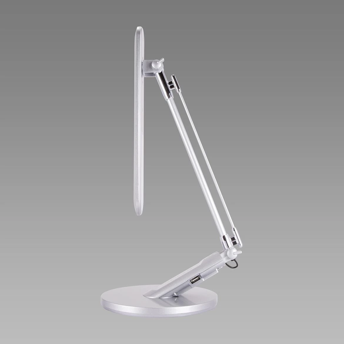 Stona lampa Ramzes LED srebrna