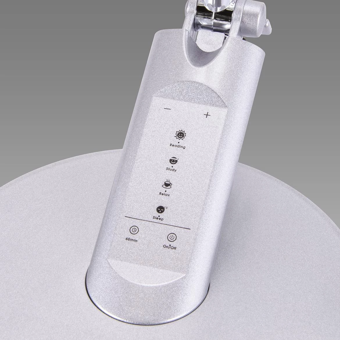 Stona lampa Ramzes LED srebrna