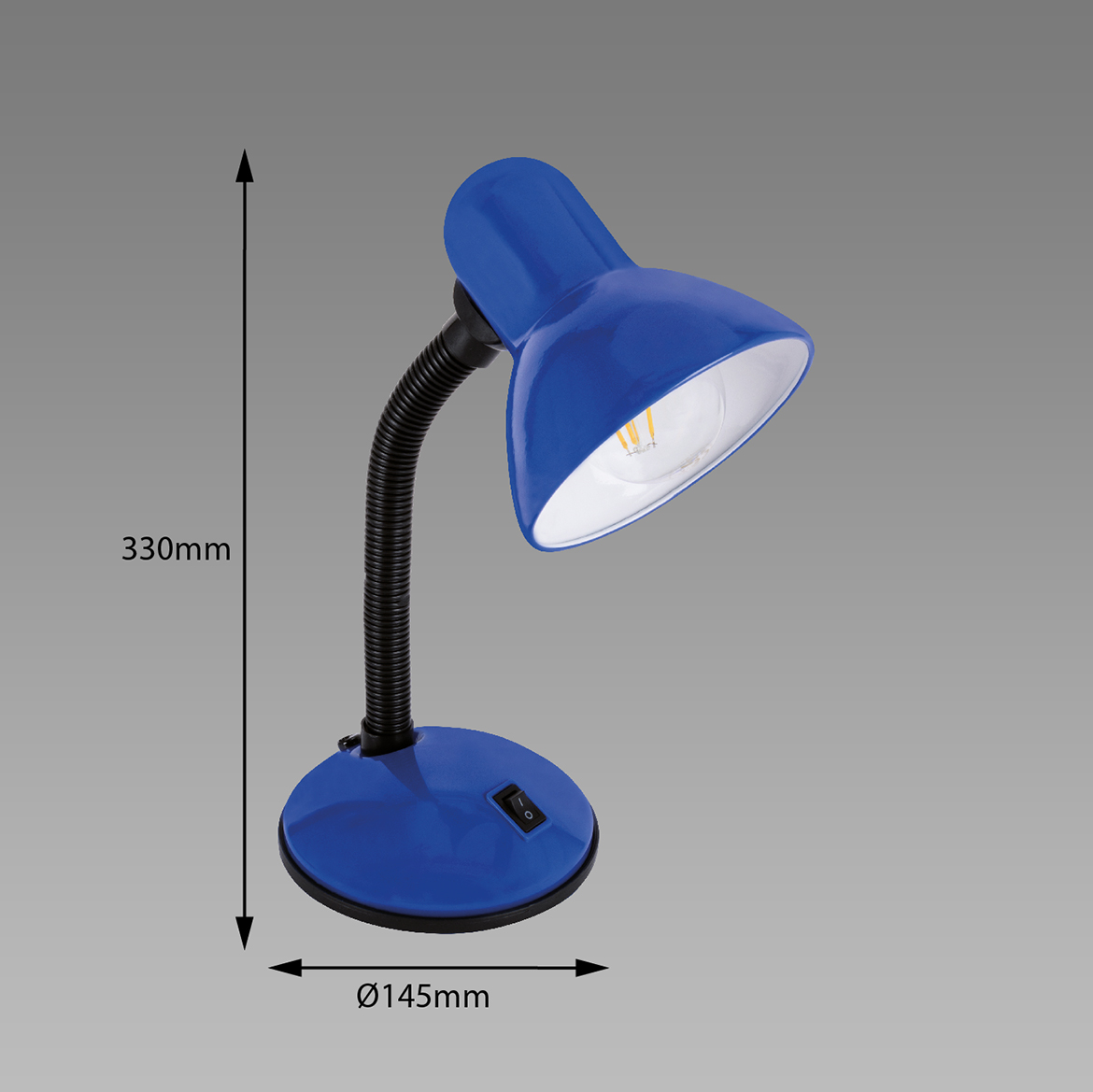 Stona lampa  Tola 14,5x33cm plava