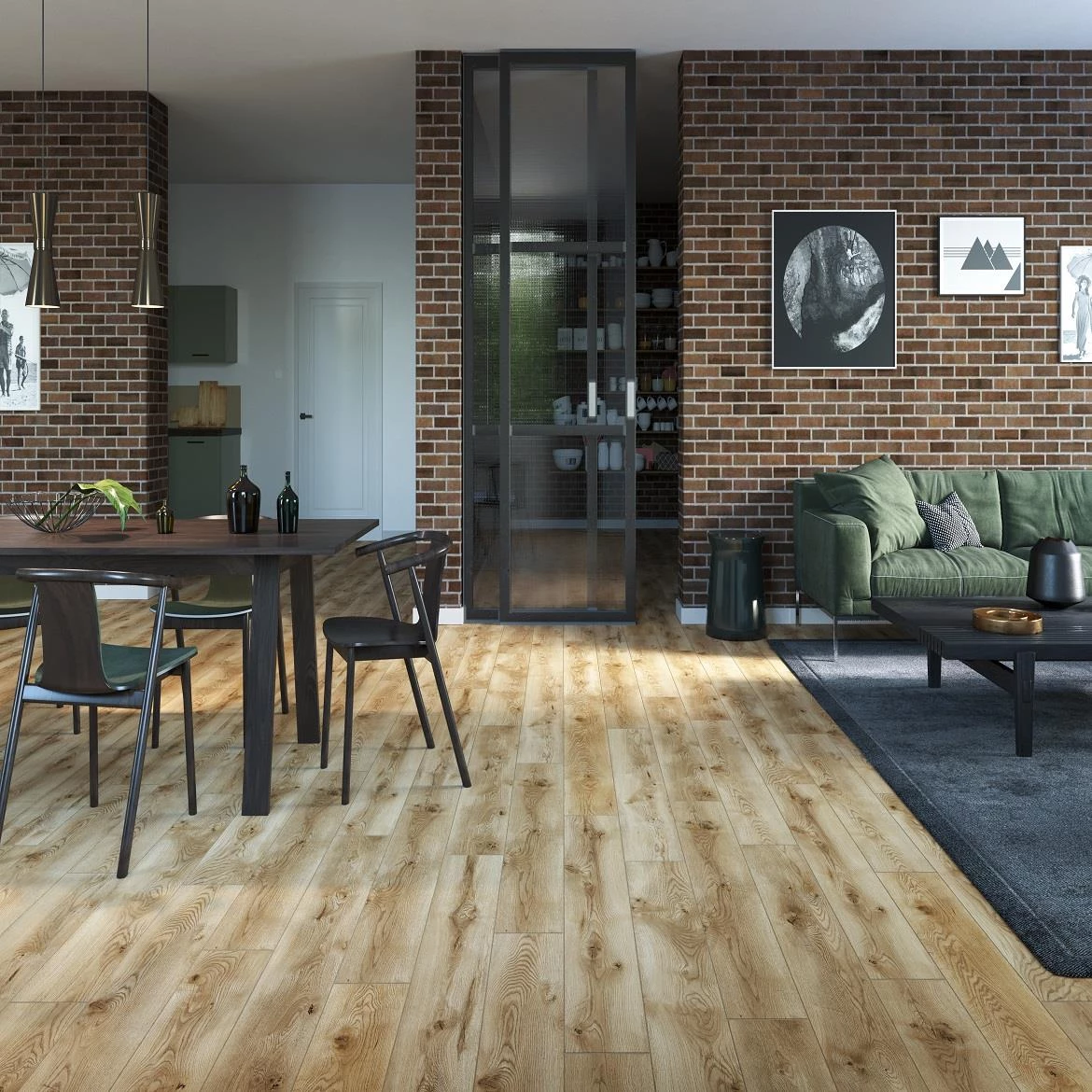 Vodootporni laminat Lugano Oak 8mm AC5 Ocean WR 54937