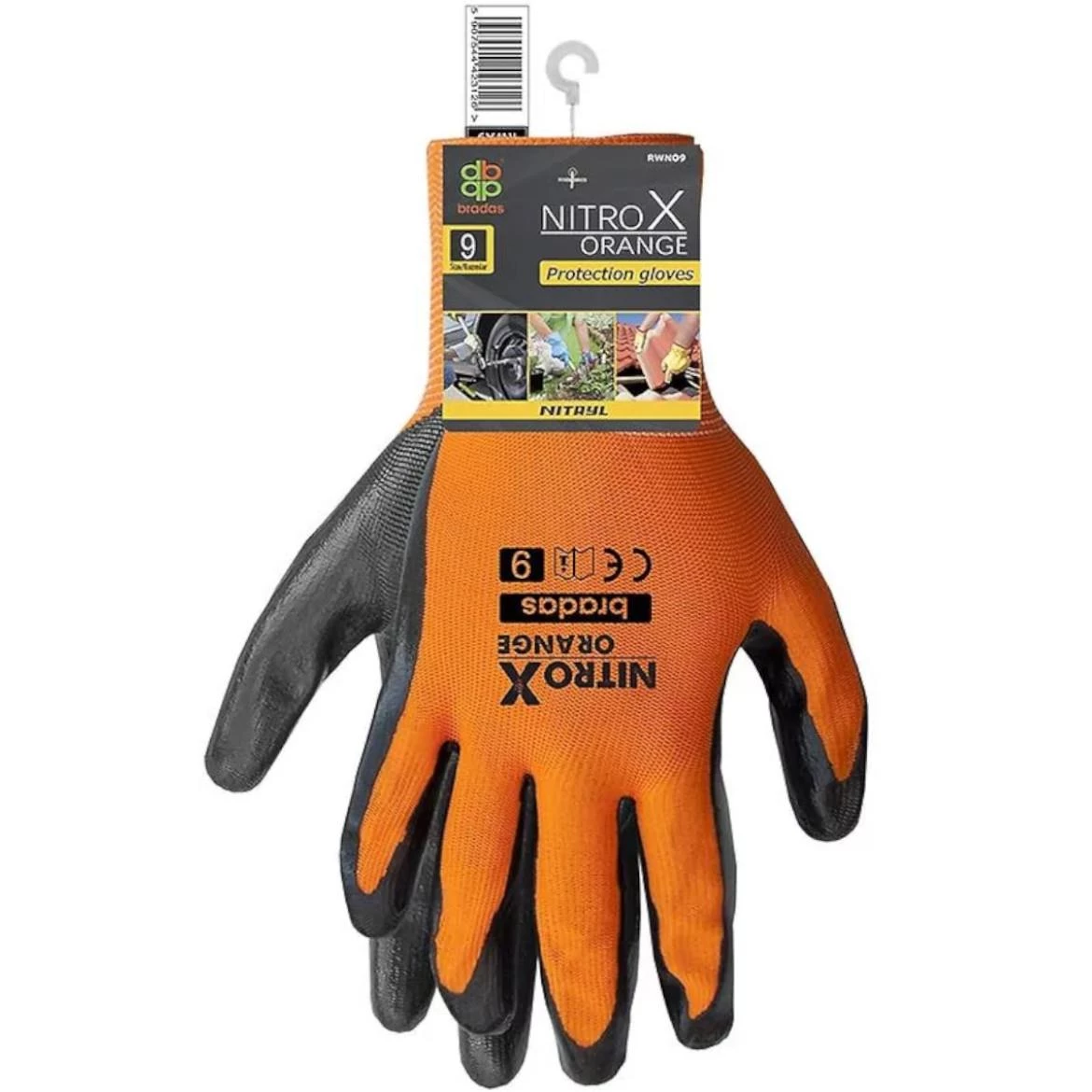Rukavice Nitrox orange velicina 8 RWNO8