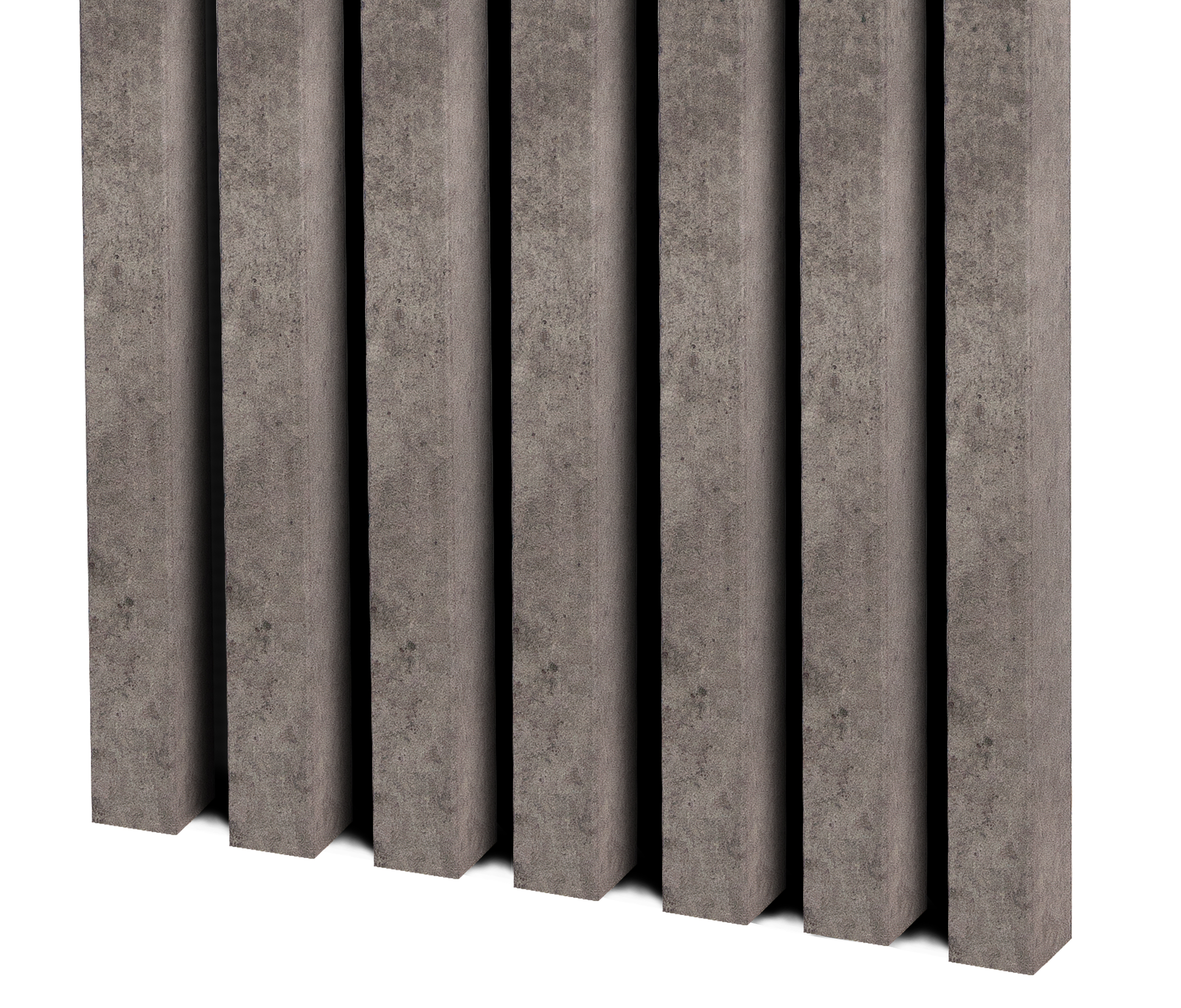 Zidne lamele 3D Loft Beton 30x38x2750mm