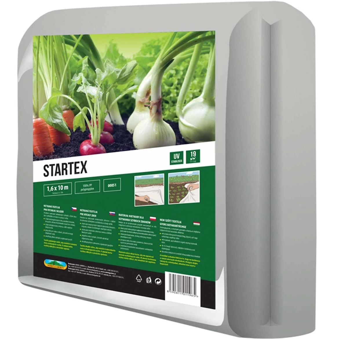 Tkanina za brzo klijanje bela C.00851