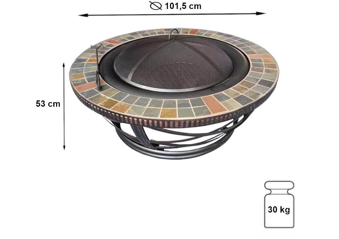 McKINLEY FTB-51074B vrtni kamin