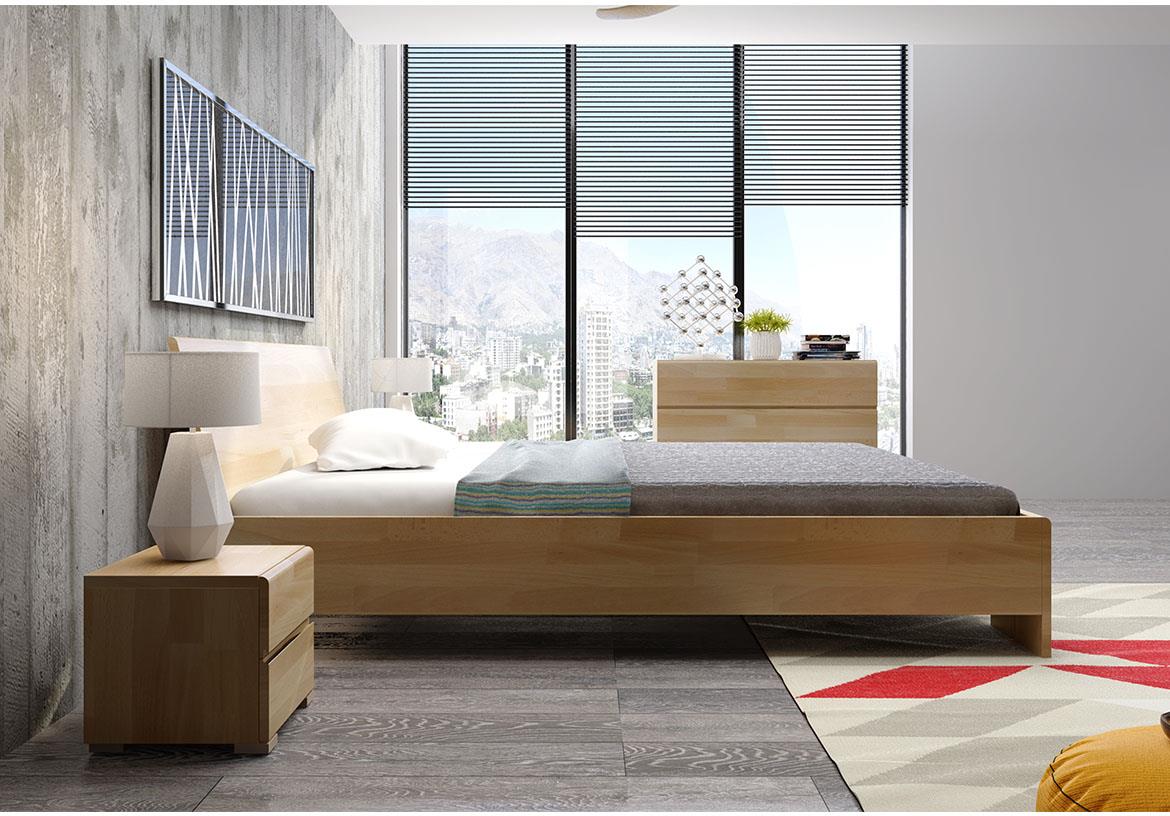 Skandica komoda 3 fioke 120x45x81 drvo bukve/natur