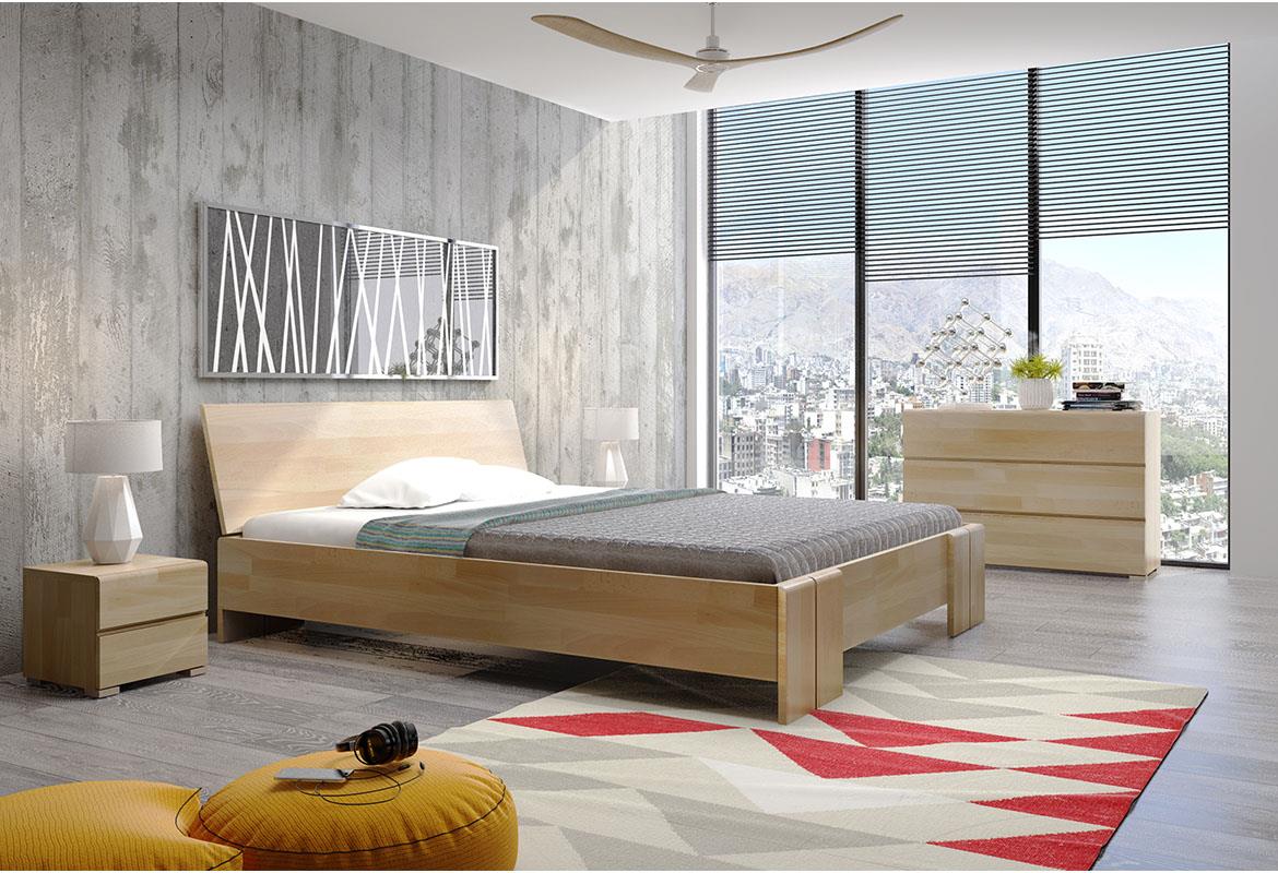 Skandica komoda 3 fioke 120x45x81 drvo bukve/natur