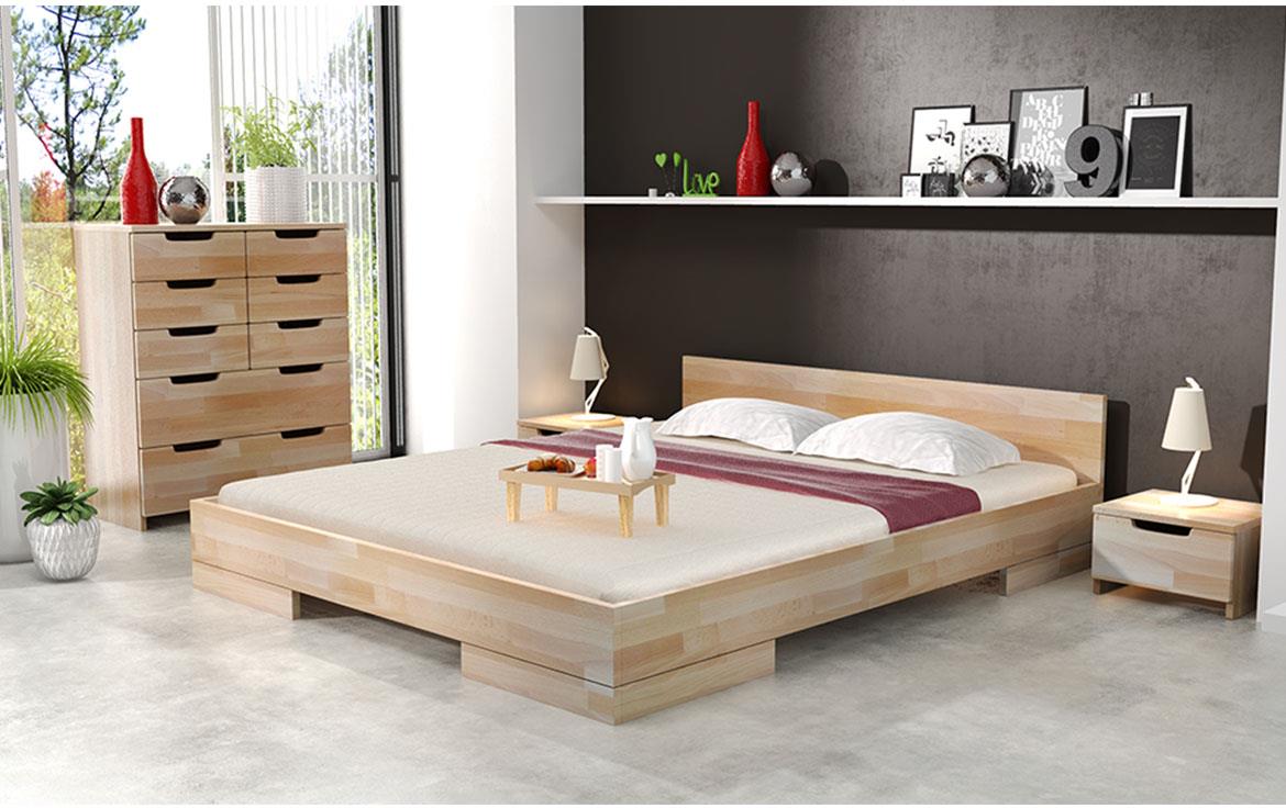 Skandica komoda 6+2 fioke 83x40x100 drvo bukve/natur
