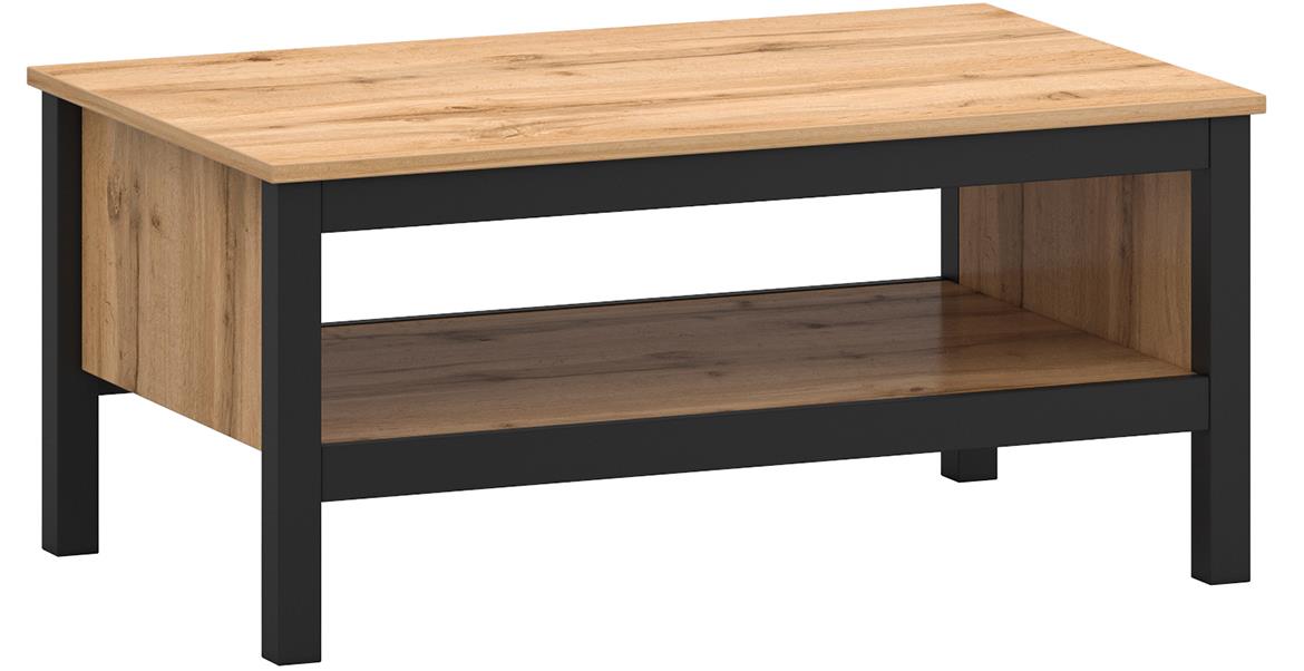 Palmer stolic 1 polica 90x56x41,5 hrast/crni