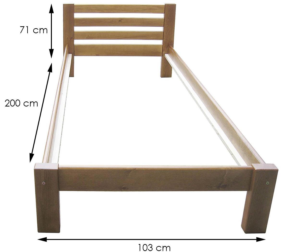 Adek krevet 90x200 bor bez okvira