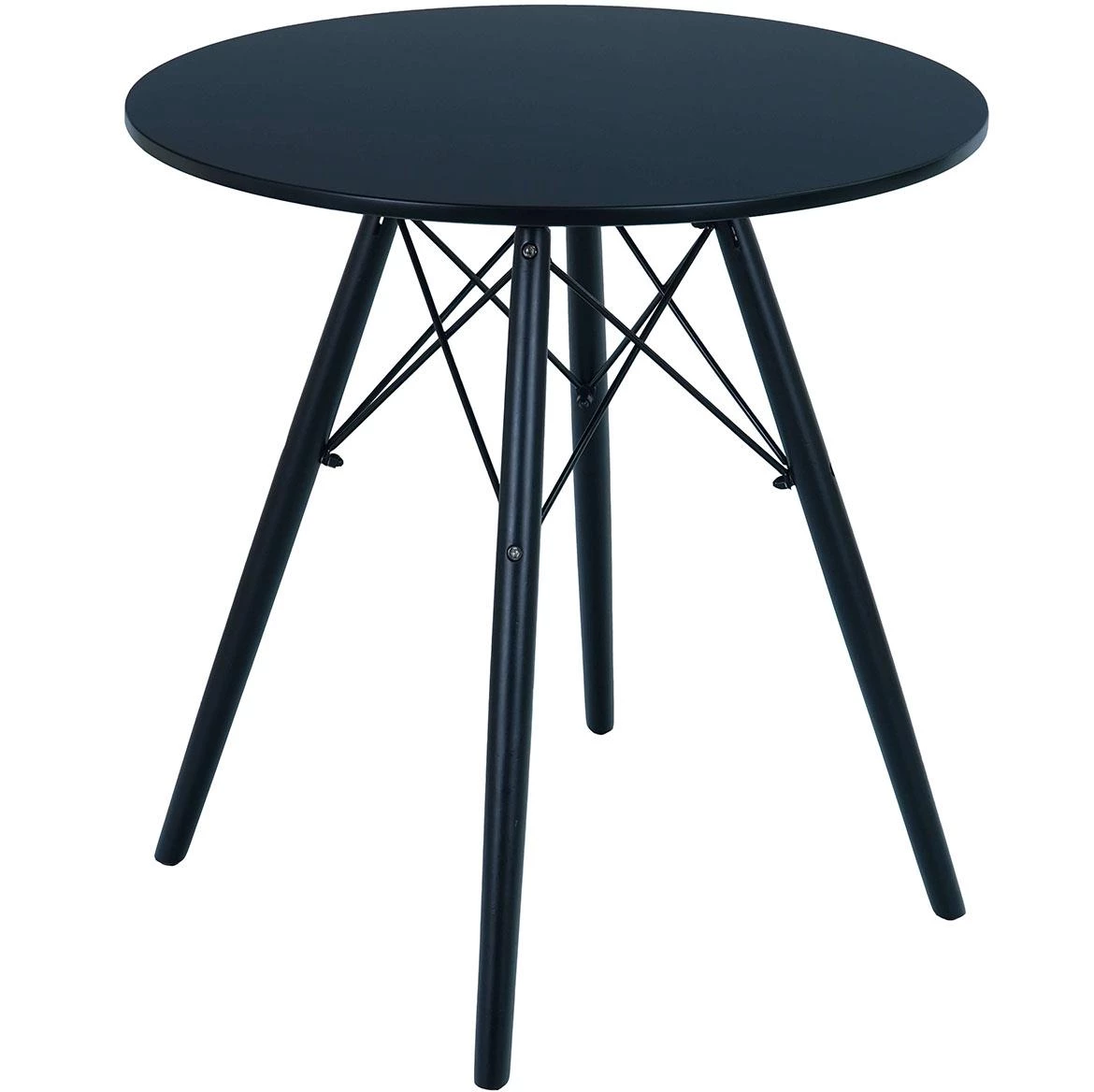 Oslo blagovaonski stol D80x72 crni