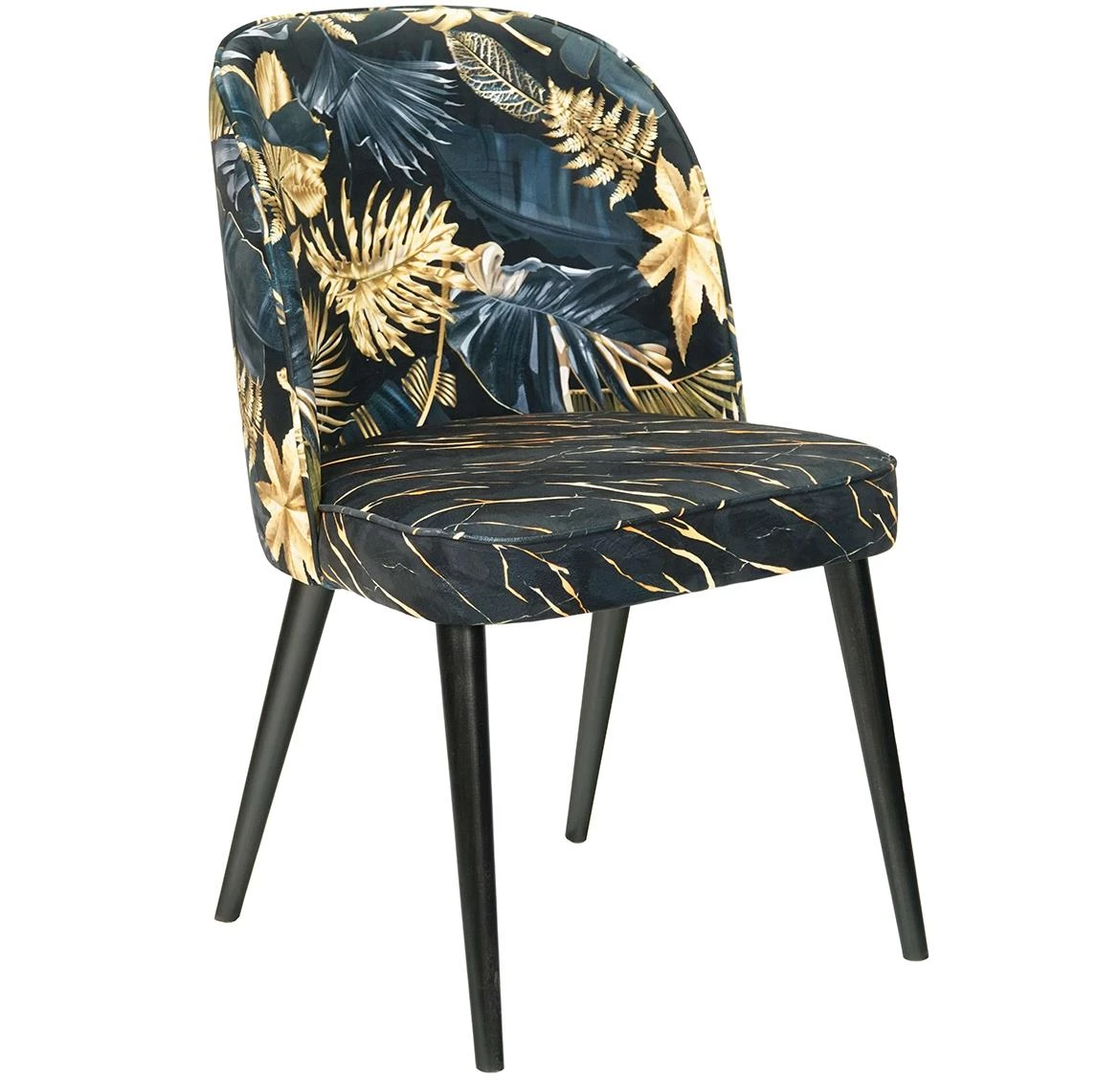Gold blagovaonska stolica 52x45x84 zlatna