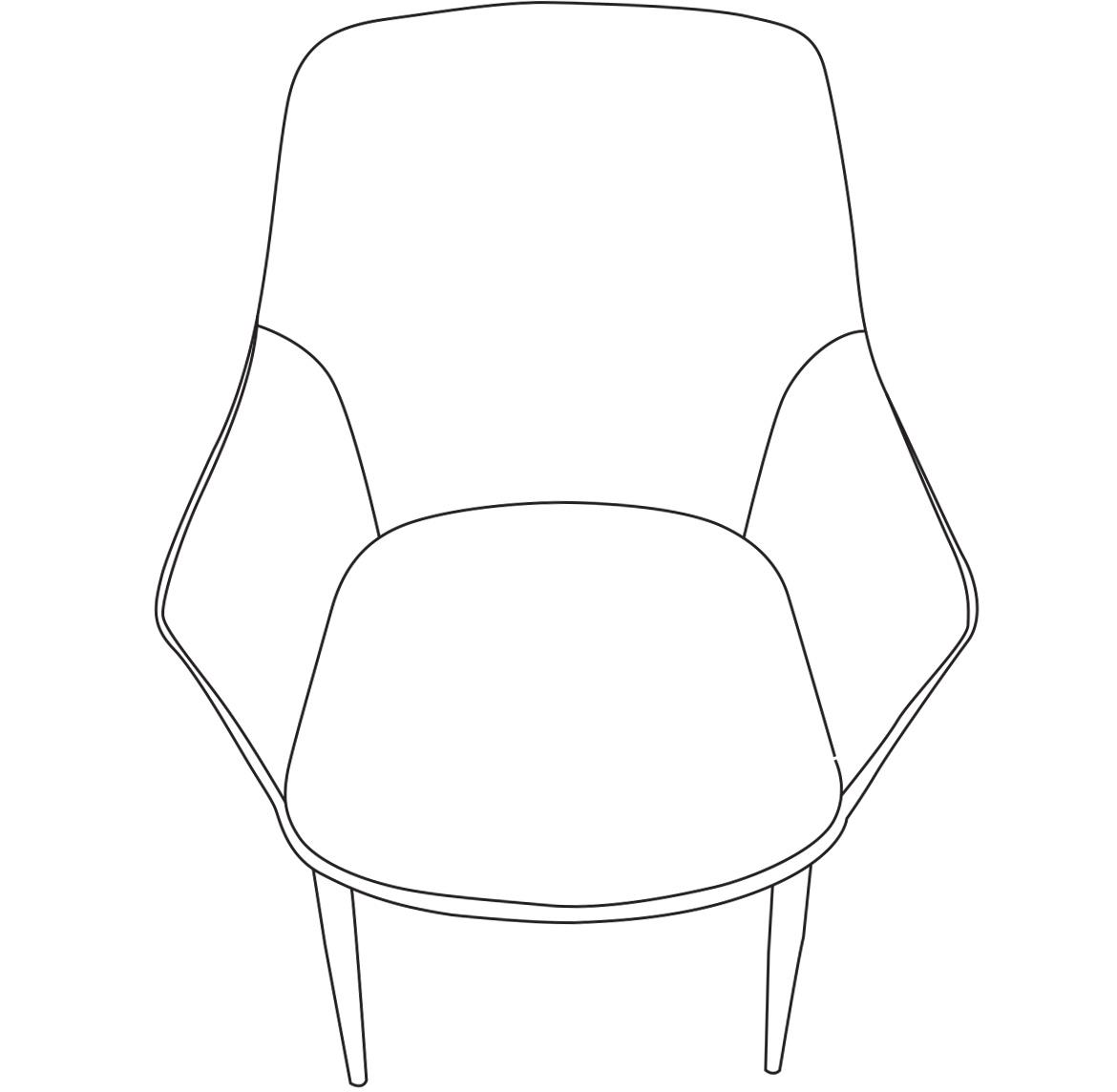 Parma blagovaonska stolica 60x61x86 svijetlo siva