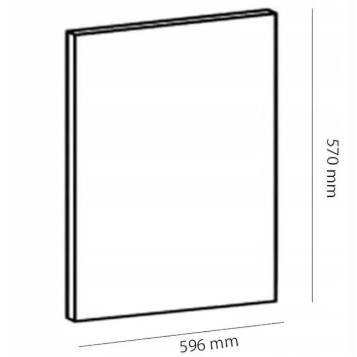 Gardena vrata za perilicu 59,6x1,6x57 bijela