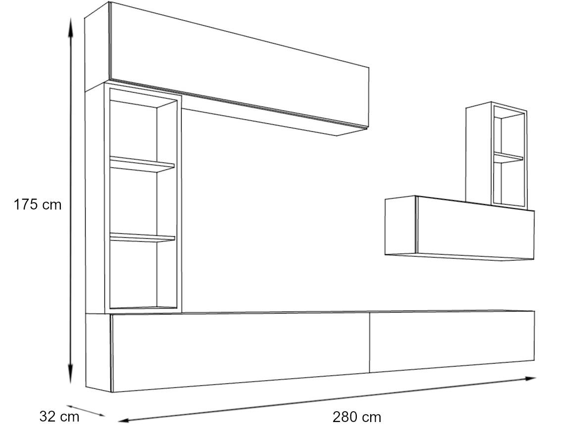 Blox regal 280x32x175 crni