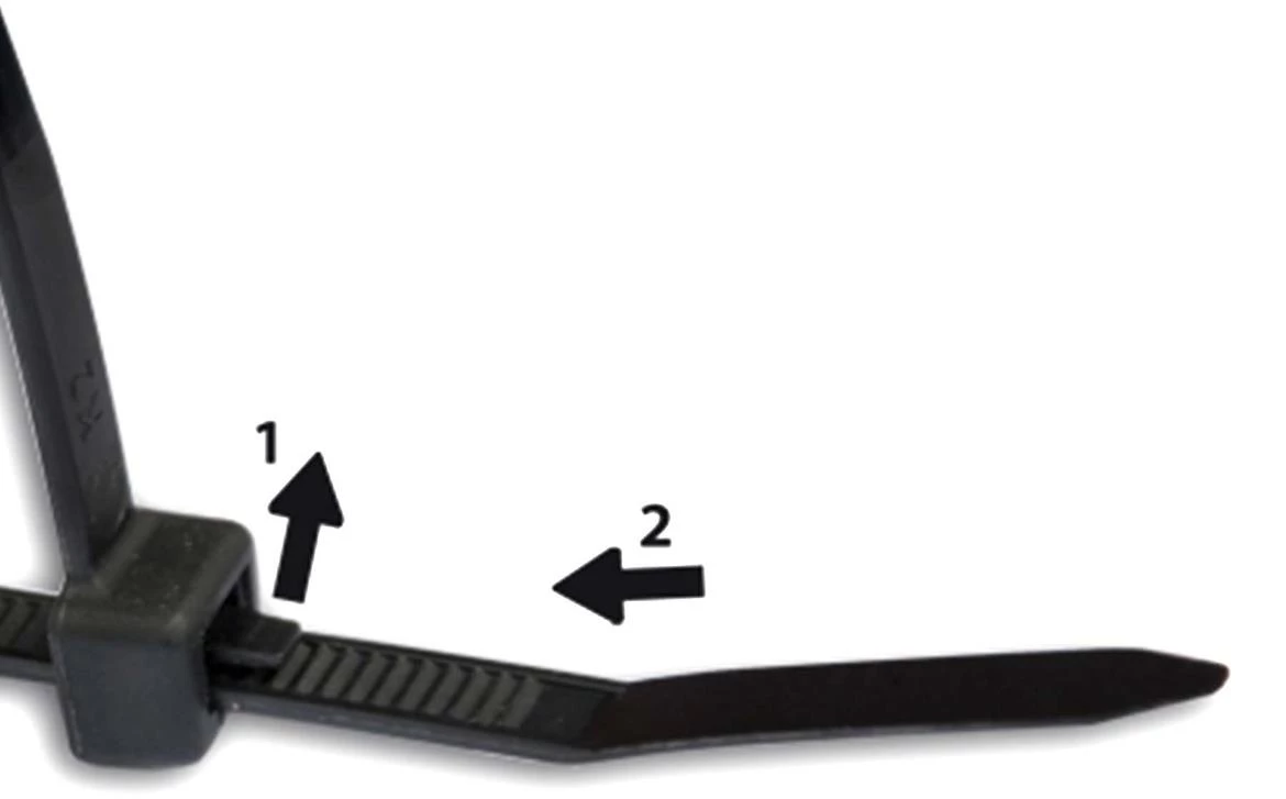 Vezice 4,8x30cm 100 kom zelene