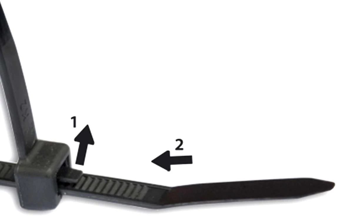 Vezice 4,8x20cm 100 kom zelene