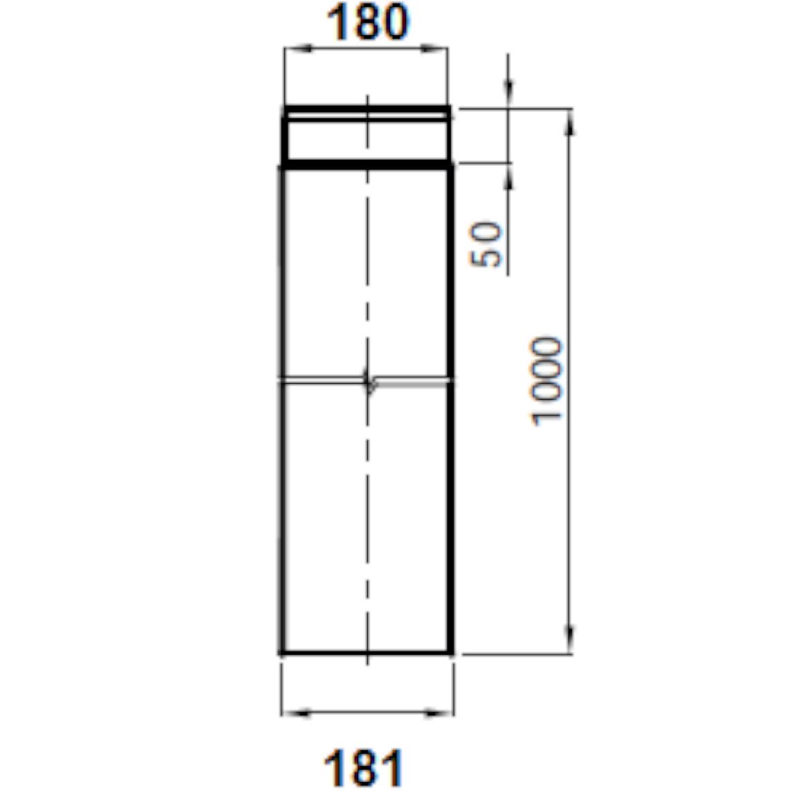 Cijev 180/1 m