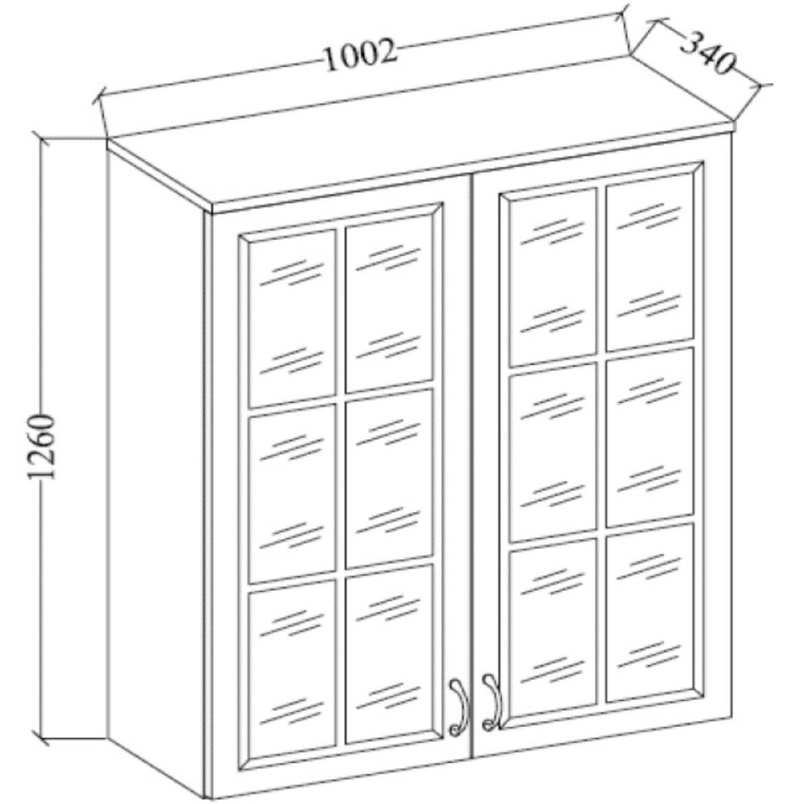 Flavia nadogradnja za komodu 2 vrata 100x34x126 hrast/tamno siva