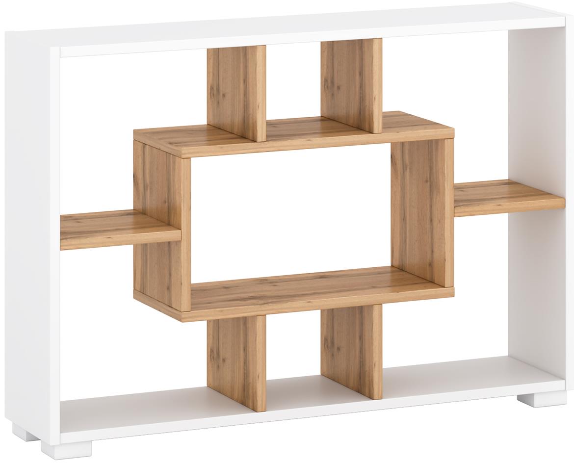 Solis polica 60,2x20,1x92,5 natur/bela