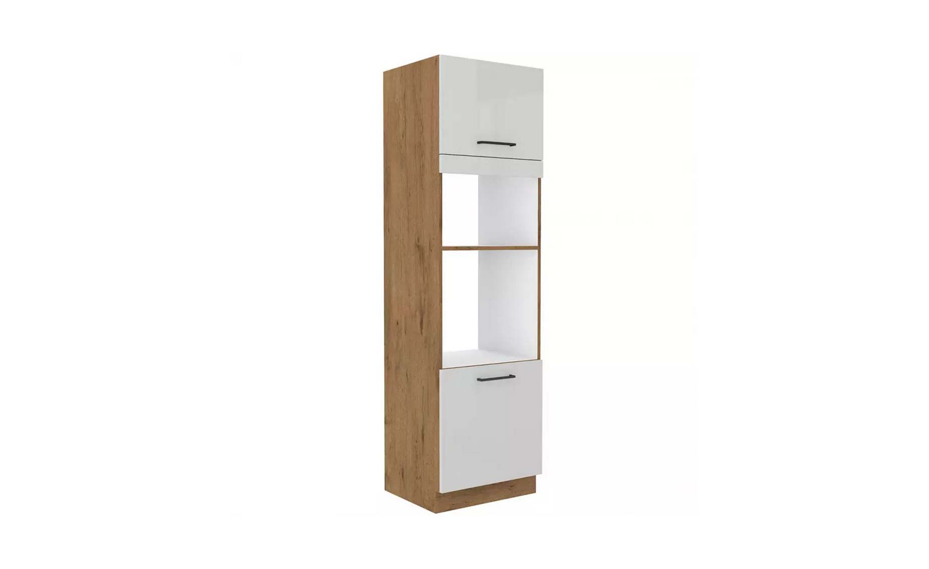 Vigo HG 60dpm-210 2f ormar 2vrata+2otvora za rernu 60x55x210 bela visoki sjaj