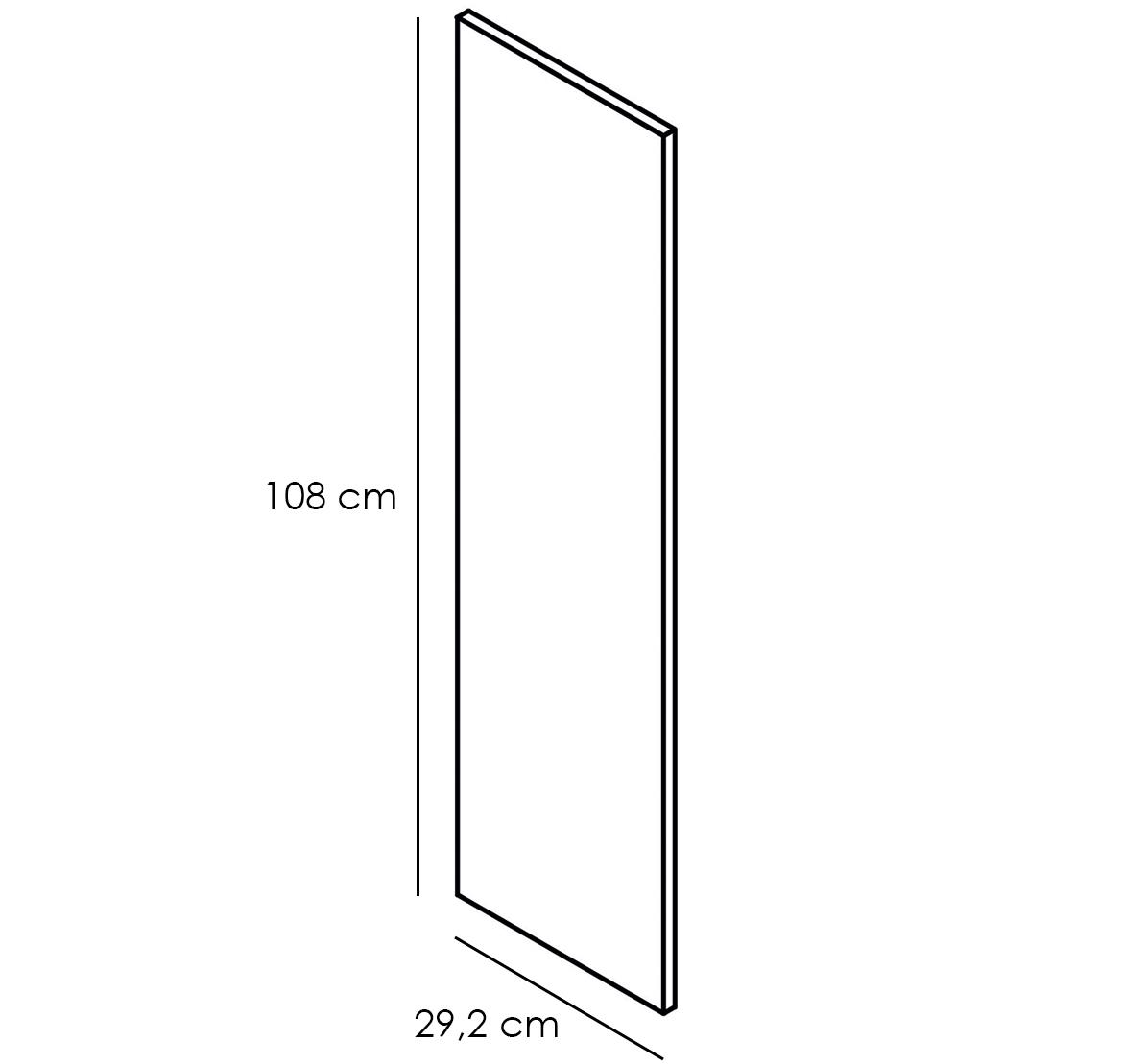 Bocna ploca Bono 1080x304 Burlington hrast