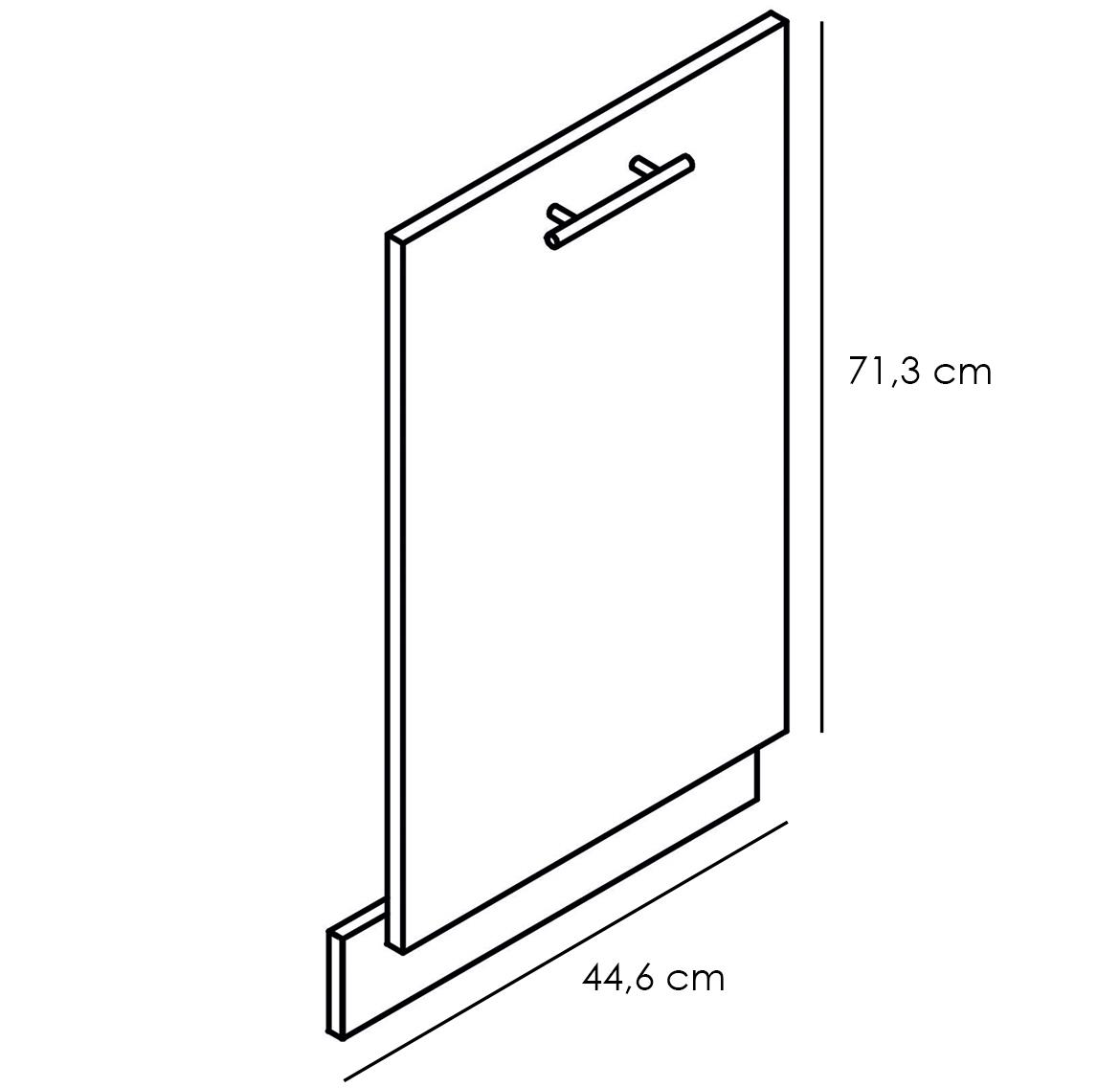 Prednje perilice posuda Adele 45pz Grey Mat