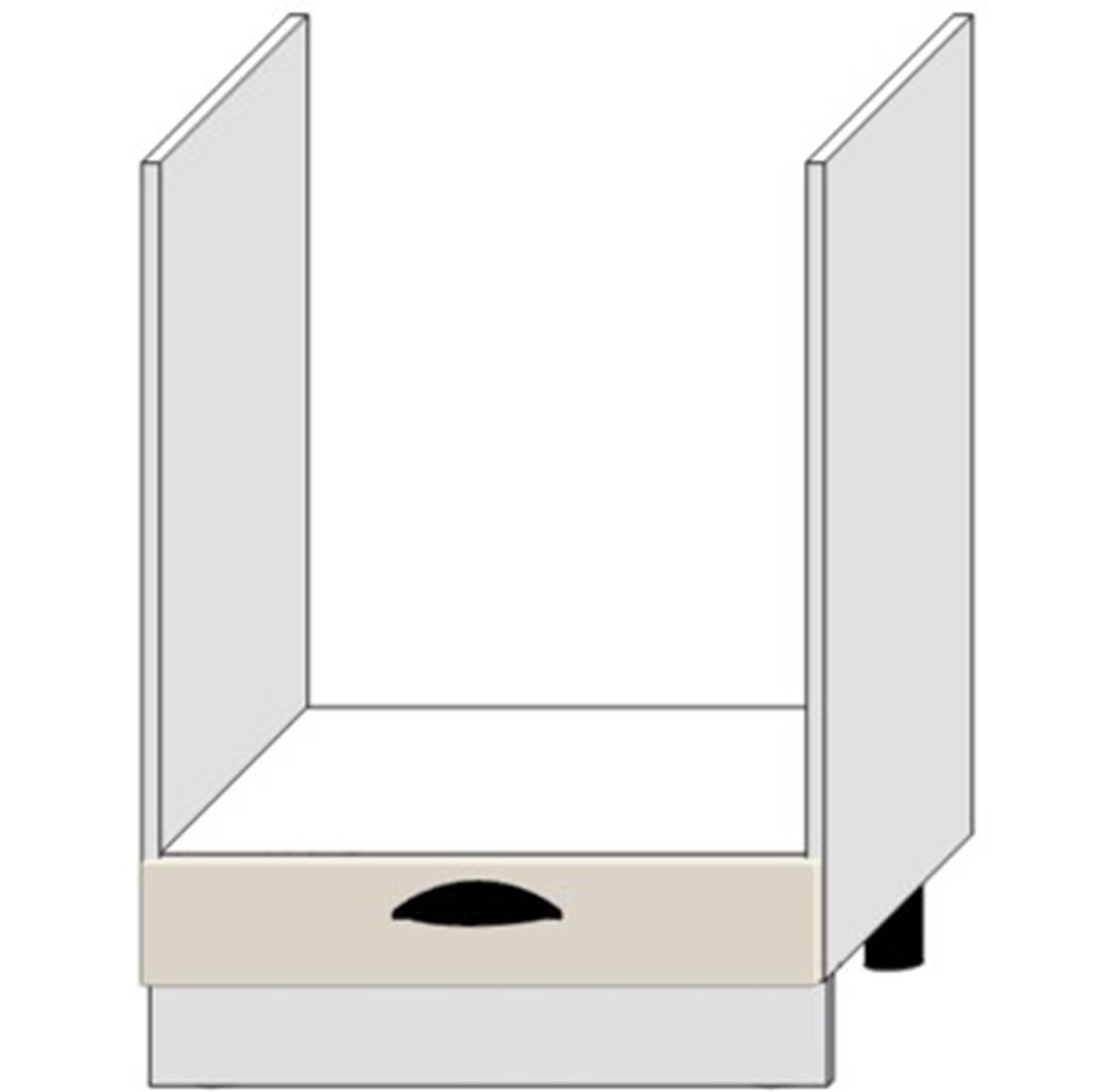 Adele kuhinjski element za rernu 60x51x82 bež /beli