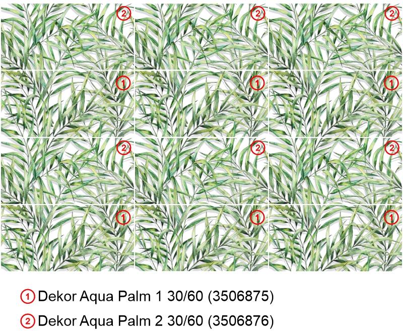 Dekor Aqua Palm 2 30/60