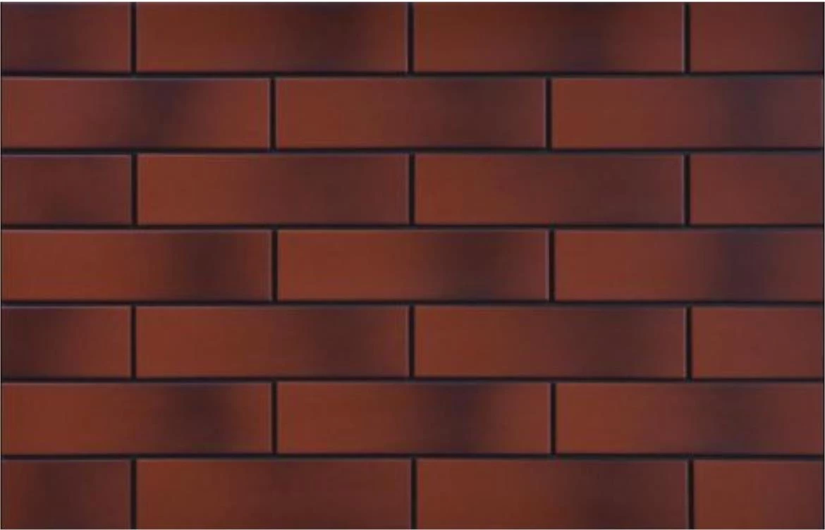 Klinker plocice Elewacja cieniowana gladka rot 24,5/6,5