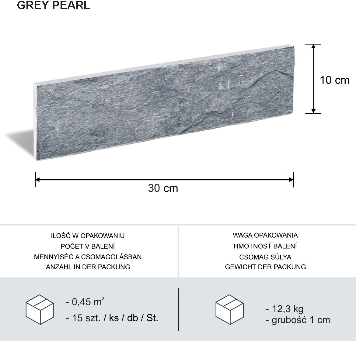 Prirodni kamen Grey Pearl