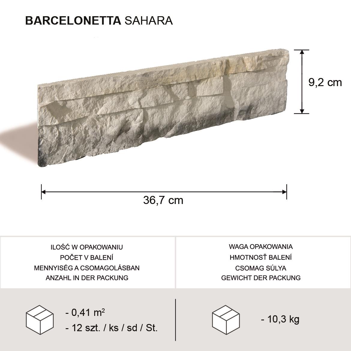 Betonski kamen Barcelonetta