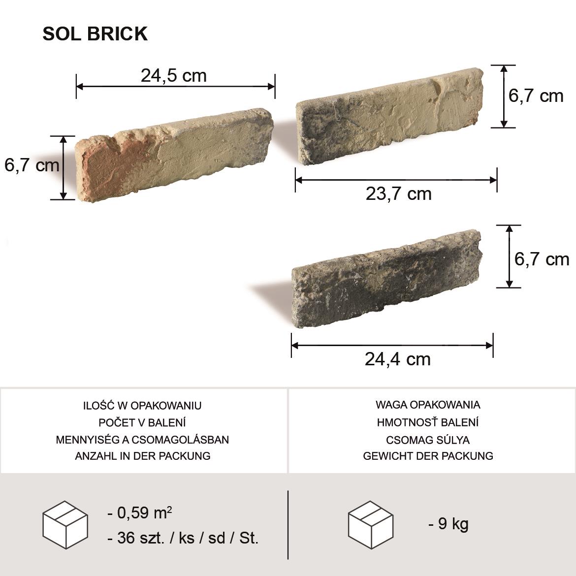 Gipsani kamen Sol Brick