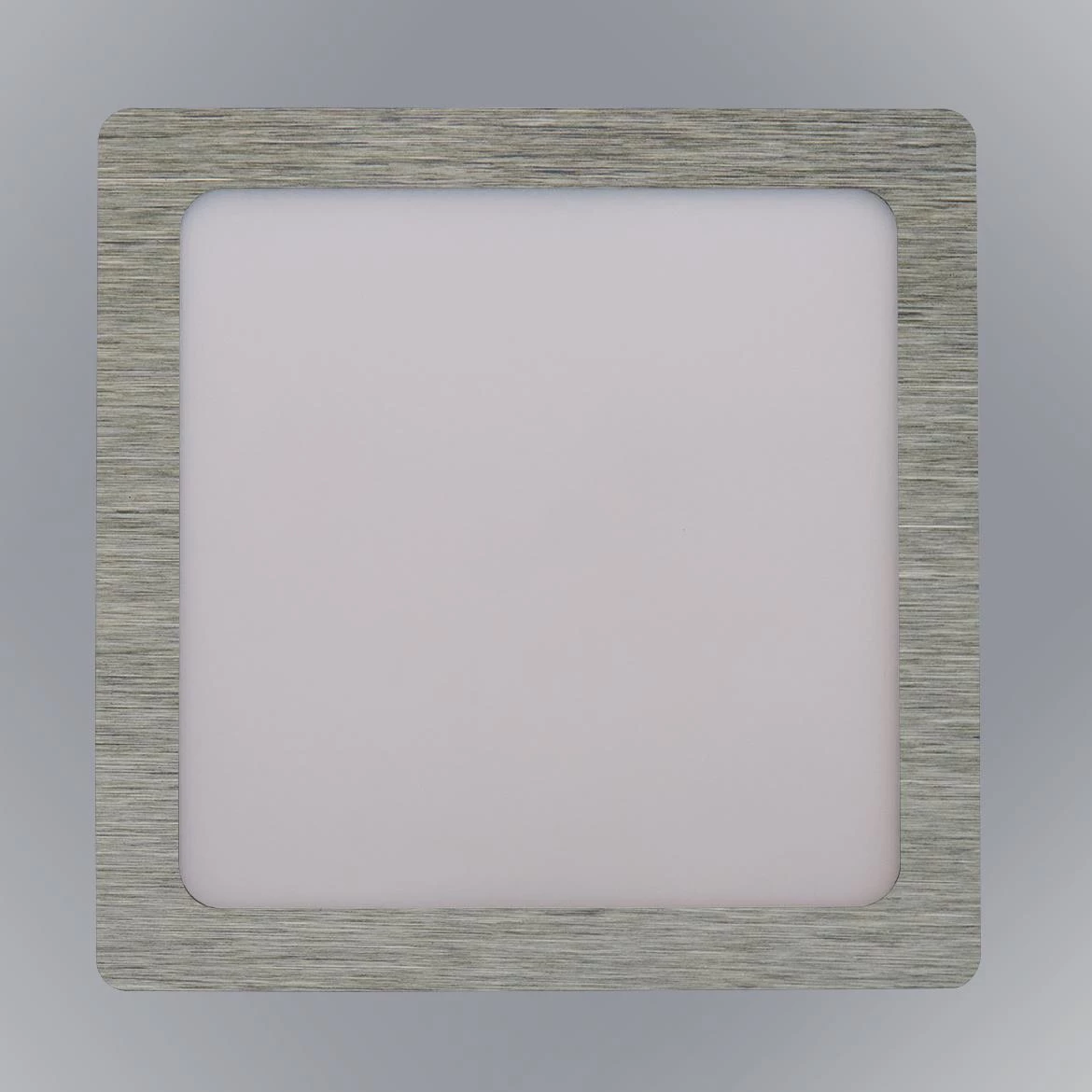 Plafonjera Blok LED 16x16cm srebrna