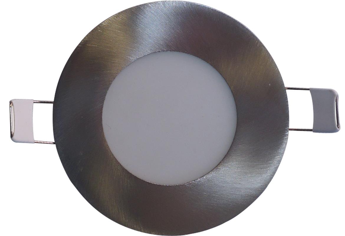 Plafonjera Circle LED 22x22cm srebrna