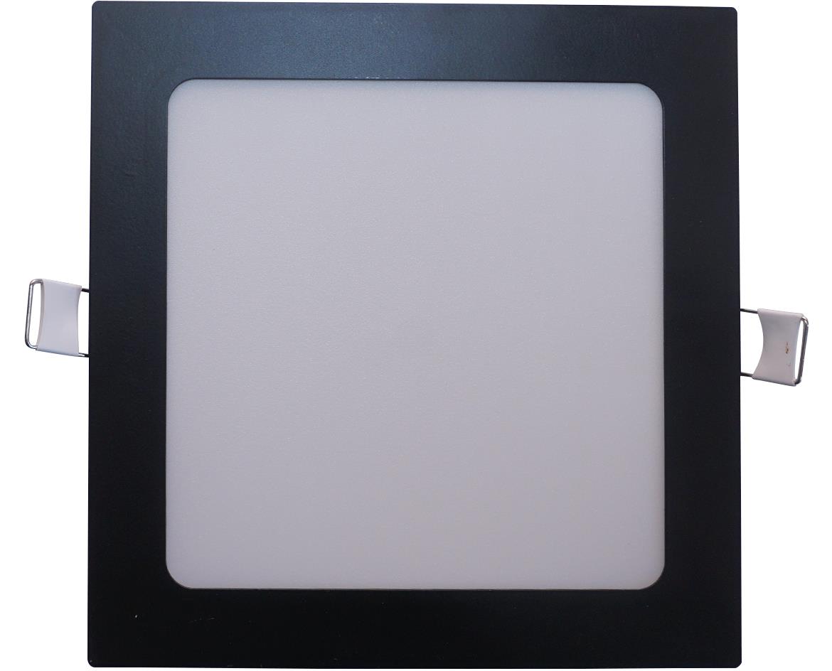 Plafonjera Square LED 22x22cm crna