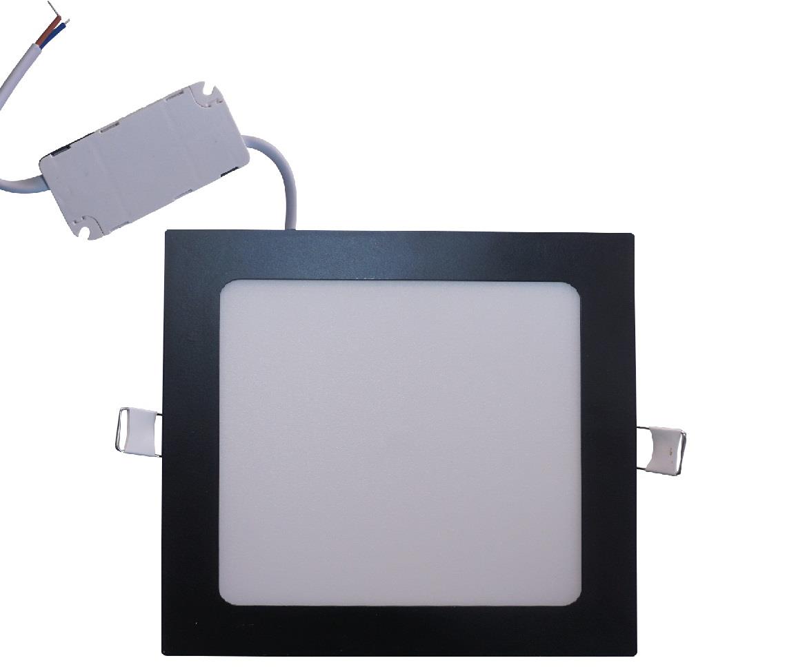 Plafonjera Square LED 14,3x14,3cm crna