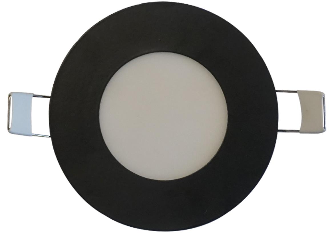 Plafonjera Circle LED 22x22cm crna