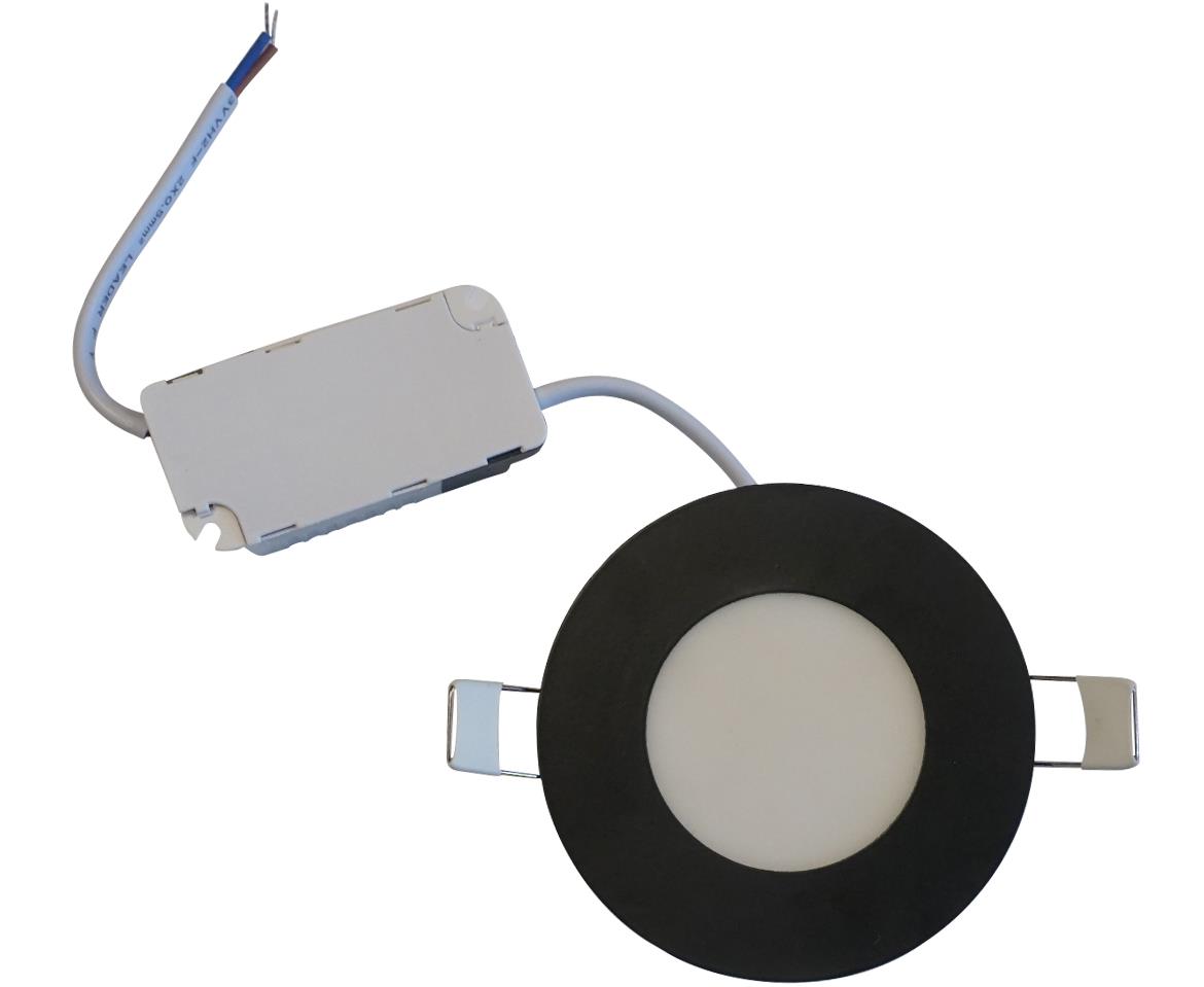 Plafonjera Circle LED 22x22cm crna