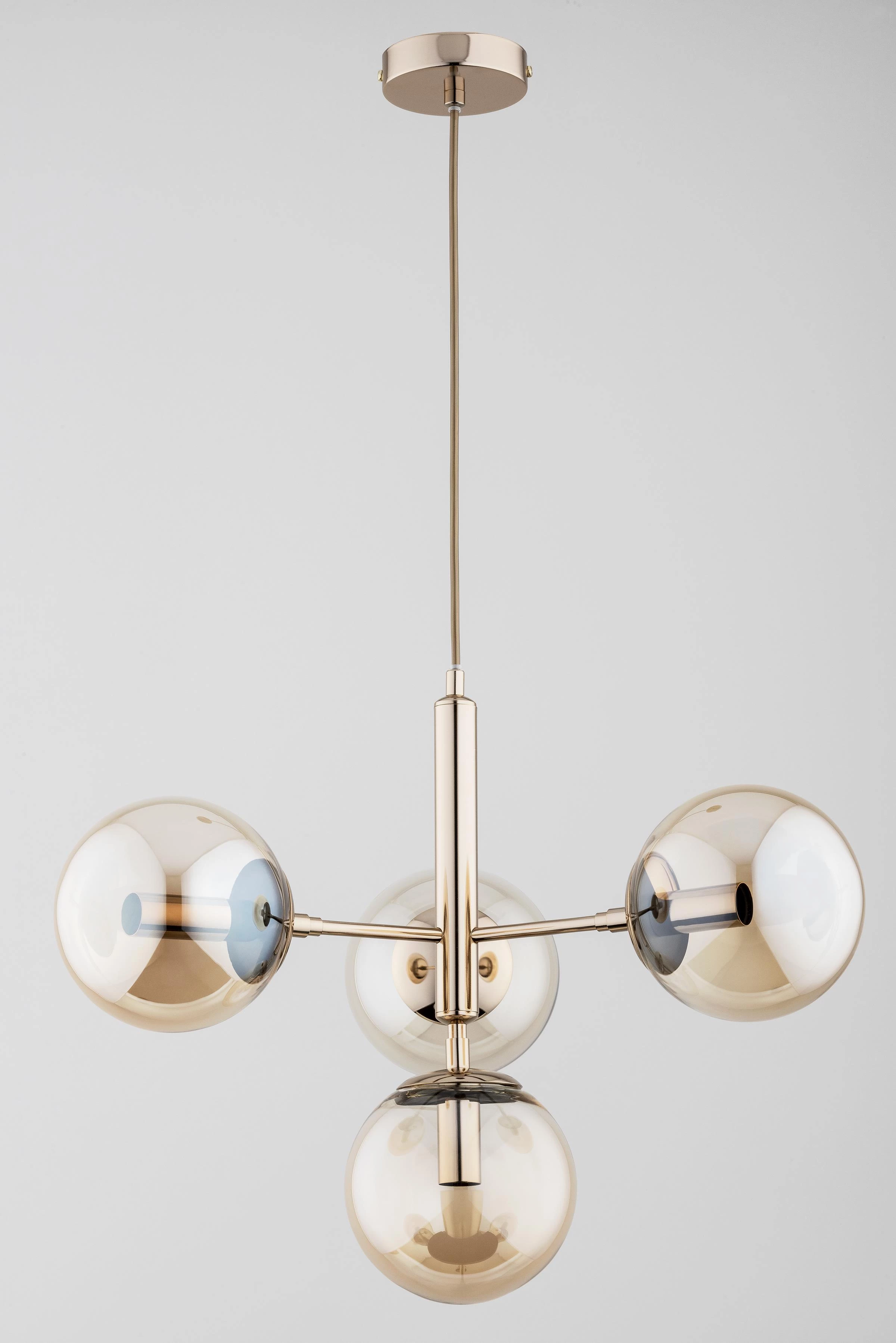 Viseca lampa Volda Picolo 4 zlatna