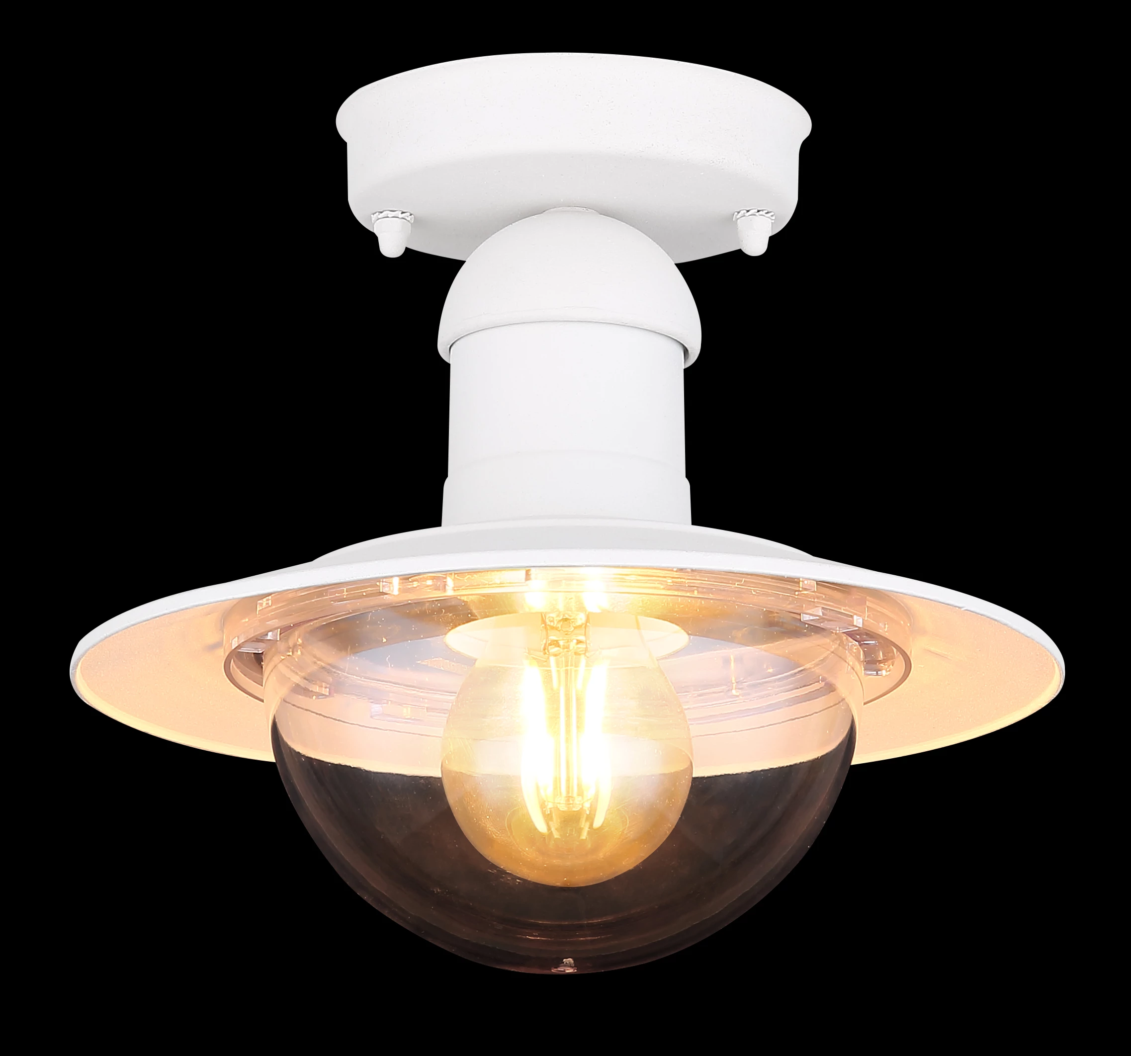 Vanjska stropna svjetiljka Linda bijela